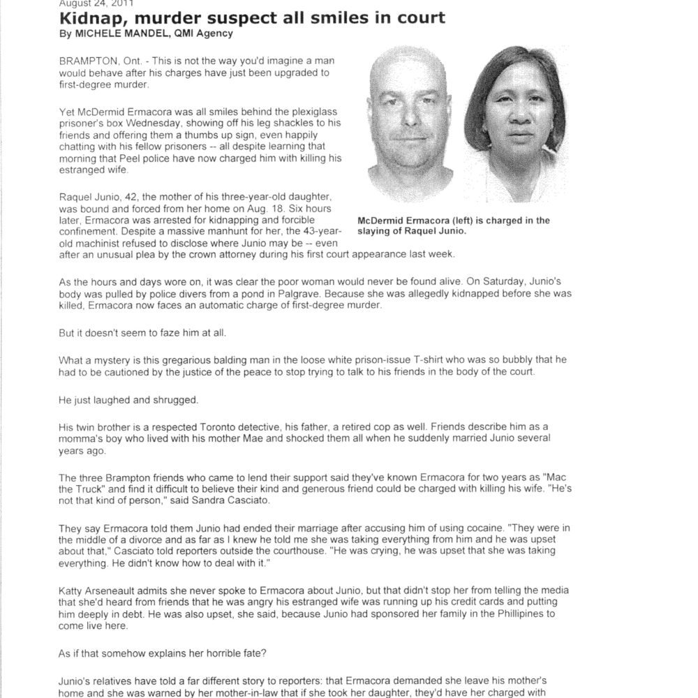Kidnap and Murder Case – Gary Batasar Counsel